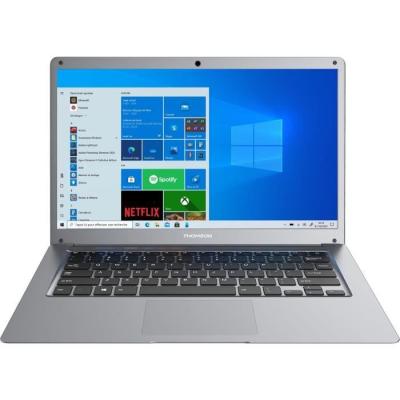 Ordinateur Portable Thomson TH14C128 14'' HD - Celeron N3350 - RAM 4Go - SSD 128Go - W10s - Argent