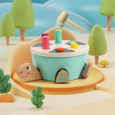 Jeu de Tape-Tape Tortue - Top Bright - Marteau en Bois - Formes à Trier