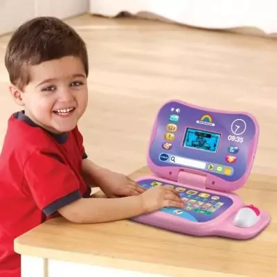 Ordinateur éducatif VTECH ORDI GENIUS PRO ROSE 3-7 ans - 20 activités