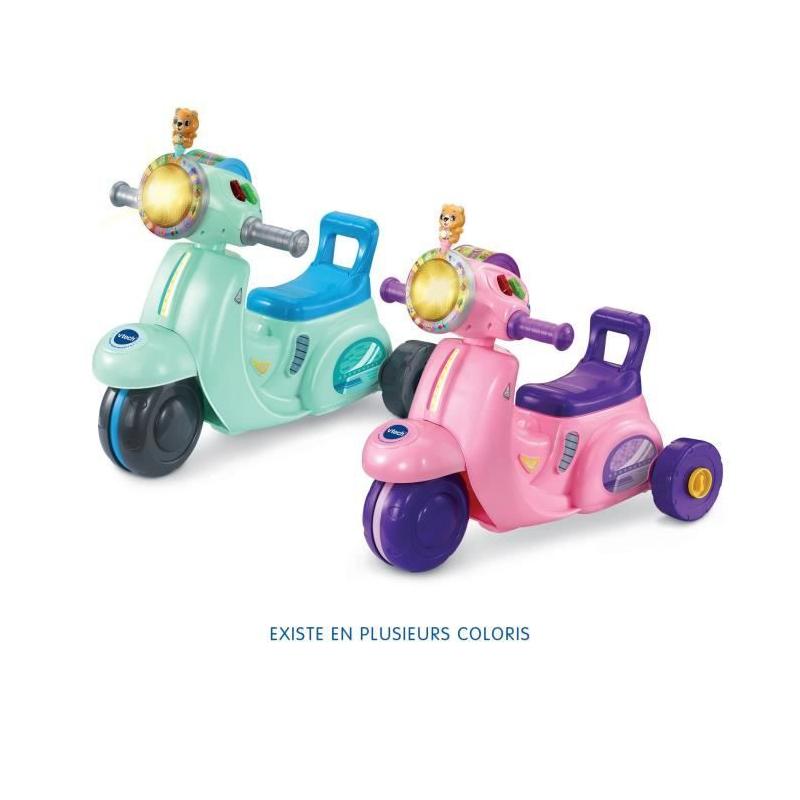 Porteur Scooter Interactif 3 en 1 Rose - VTECH