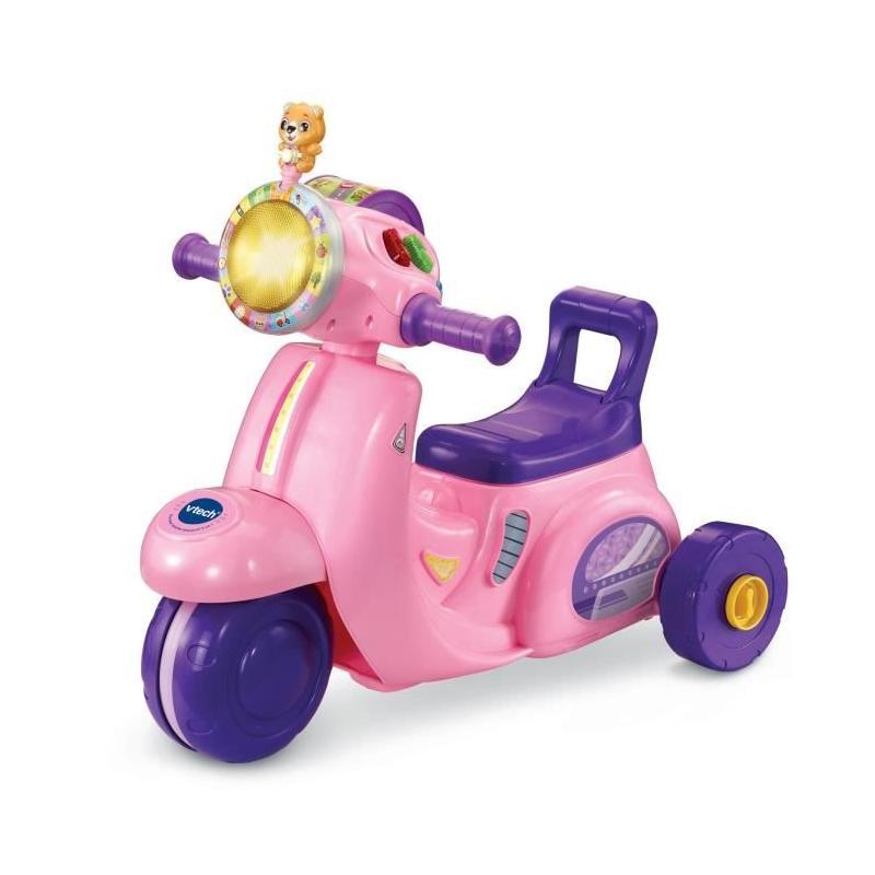 Porteur Scooter Interactif 3 en 1 Rose - VTECH