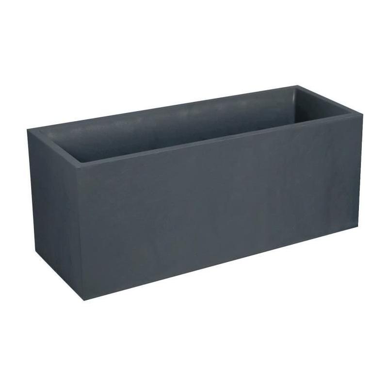 Bac à fleurs Volcania 100x40x40 cm - 97,6 L - Gris anthracite