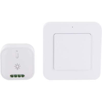 Interrupteur sans fil + Module éclairage On/Off - DIO CONNECTED HOME - Blanc