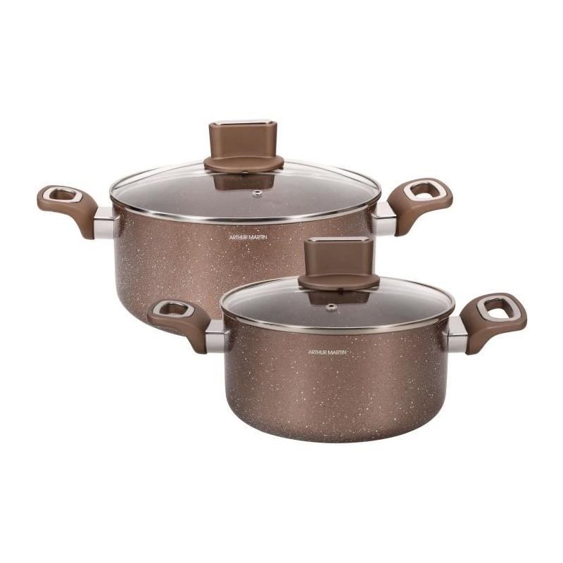 Set de marmites ARTHUR MARTIN - AM9820 - Aluminium - 20-24 cm - Induction