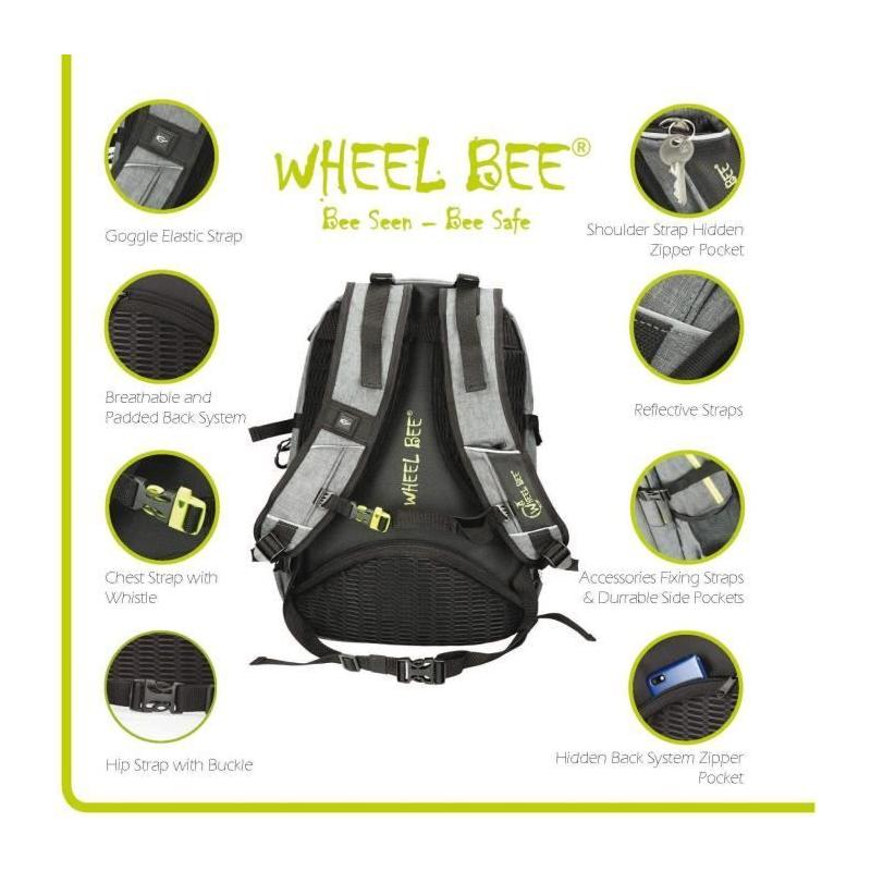 Sac à dos SCHILDKRÖT - Sac Wheel Bee BACKPACK Revolution, 42x32x19 cm