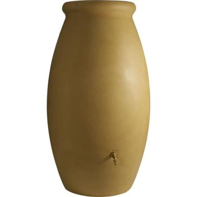 Réccupérateur d'eau design 500L - Jarre rotomoulé beige