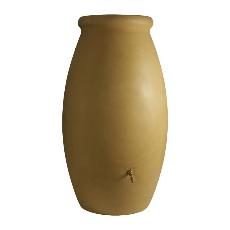 Réccupérateur d'eau design 500L - Jarre rotomoulé beige