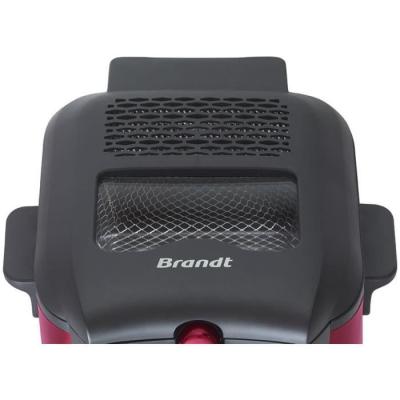 Friteuse électrique BRANDT FRI25R - 2,5L + 1kg - Rouge/Noir