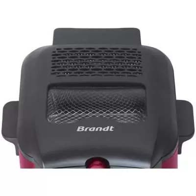 Friteuse électrique BRANDT FRI25R - 2,5L + 1kg - Rouge/Noir