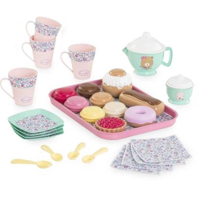 Accessoires poupons COROLLE - Ma Dinette Thé et Goûter - 30 accessoires