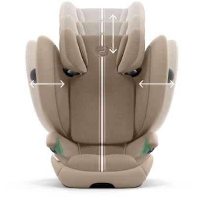 Siège auto CYBEX Solution G2 i-Fix Plus Fabric - Almond Beige