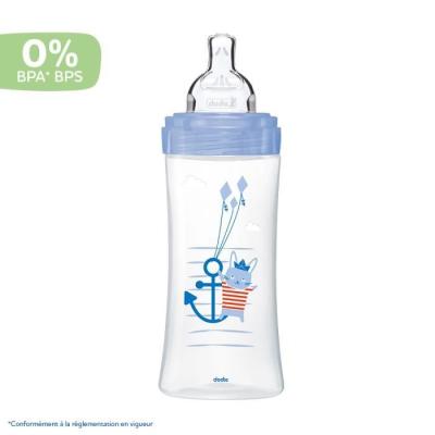 Biberon Dodie Sensation+ Anti-Coliques Lapin 330ml - Idéal pour les bébés de plus de 6 mois