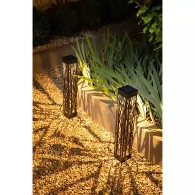 Borne solaire GALIX G4465 - Illuminez votre jardin - Blanc Chaud