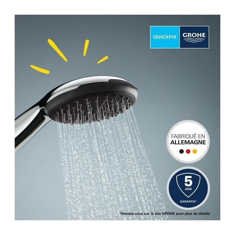 Pommeau de douche GROHE Vitalio Start 110 - 1 jet Pluie