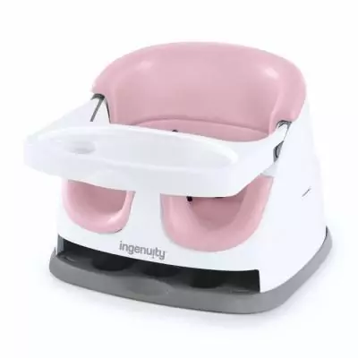 Chaise bébé Ingenuity 2 en 1 Pivoine - Pratique et compact Chaise bébé Ingenuity 2 en 1 Pivoine - Pratique et compact