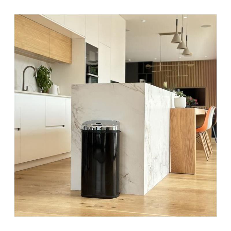 Poubelle de cuisine automatique LARGO KITCHEN MOVE 42L - Noir brillant