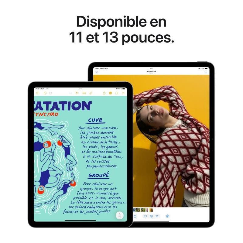 Découvrez l'iPad Air M3 2025 - 11'' Wi-Fi 512Go Bleu