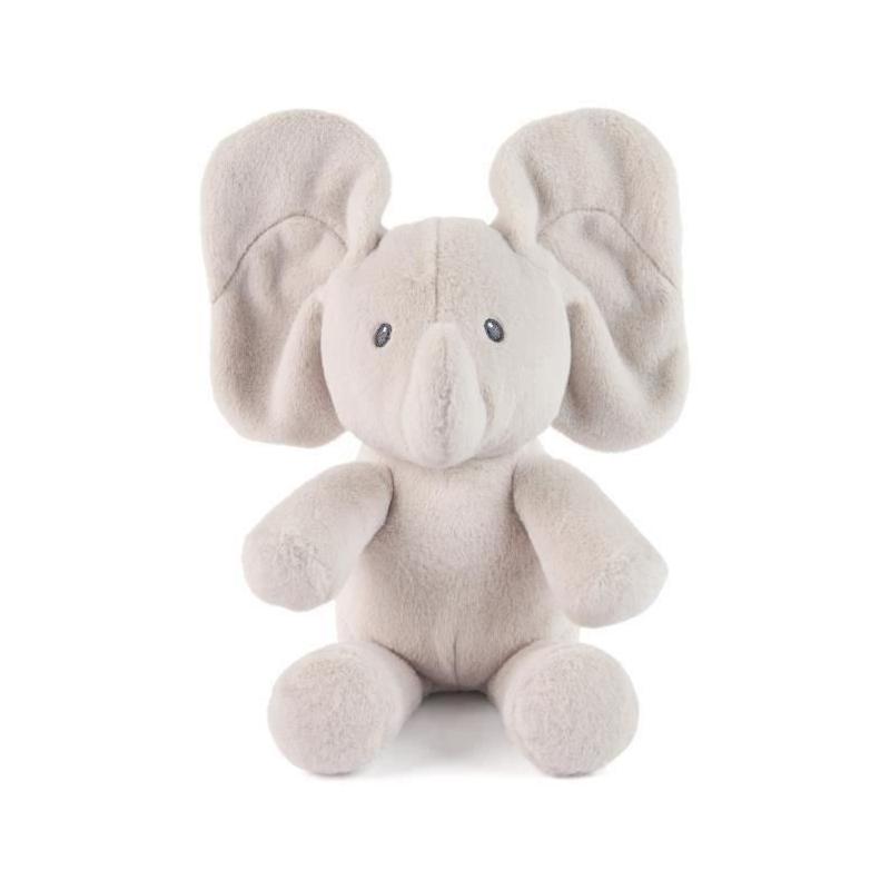 Cache-cache Flappy l'Éléphant Gund - Peluche 32x21x13 cm