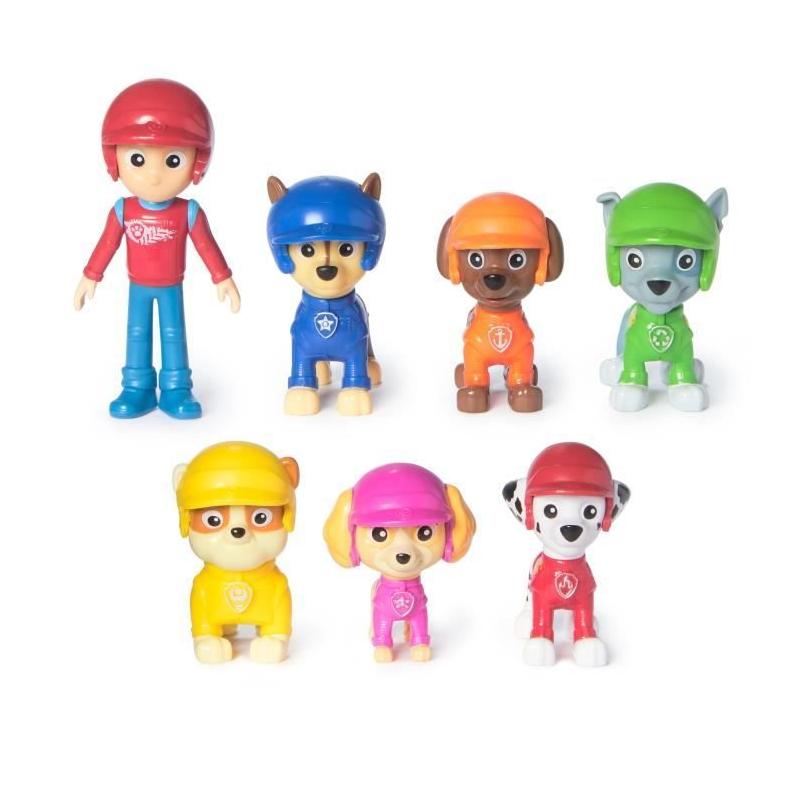 Figurines Miniatures Rescue Wheels La Pat' Patrouille - Pack de 7