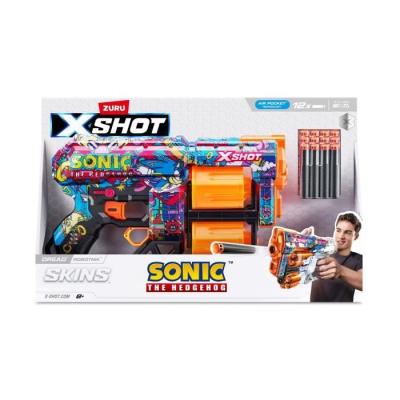 Lanceur de fléchettes X-SHOT Dread SONIC - Double canons rotatifs - Capacité 12 fléchettes