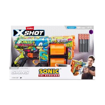 Lanceur de fléchettes X-SHOT Dread SONIC - Double canons rotatifs - Capacité 12 fléchettes