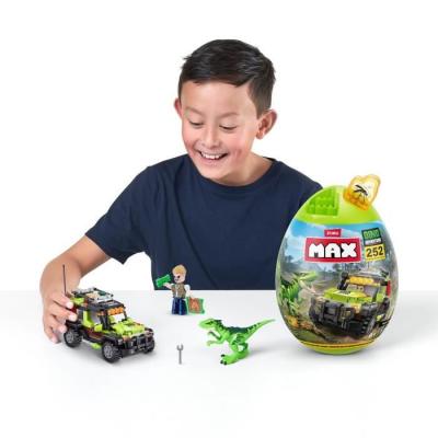 Set de construction Dino Adventure Raptor Force - 252 pièces - Camion inclus