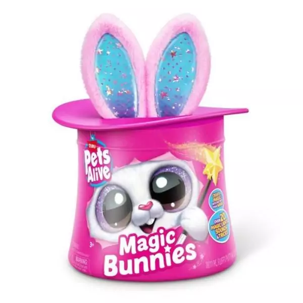 Jeu interactif - ZURU - PETS ALIVE Magic Bunnies - 20 surprises - Effets lumineux - Mixte
