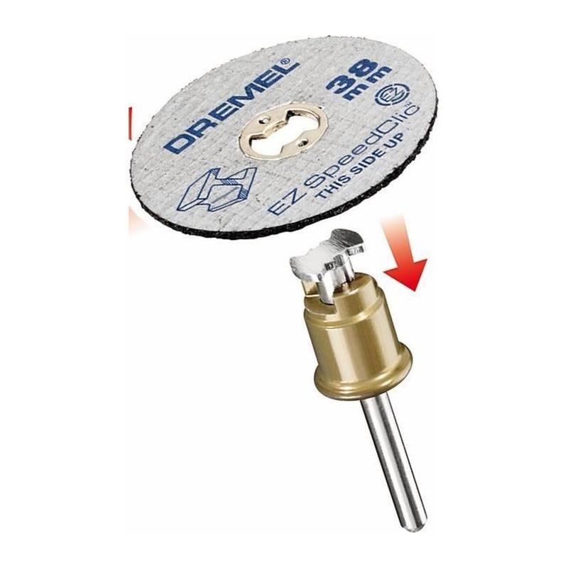 Kit de démarrage DREMEL SC406 - Disques à tronçonner métaux Ø38mm