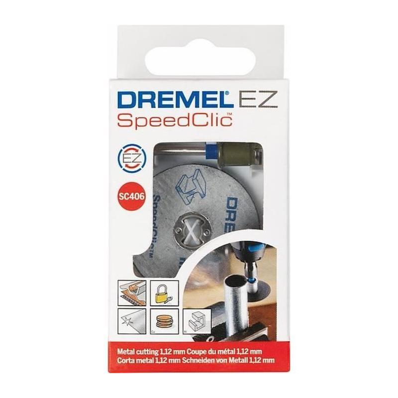 Kit de démarrage DREMEL SC406 - Disques à tronçonner métaux Ø38mm
