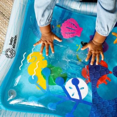 Tapis d'eau gonflable pour bébé: jeu sensoriel pliable