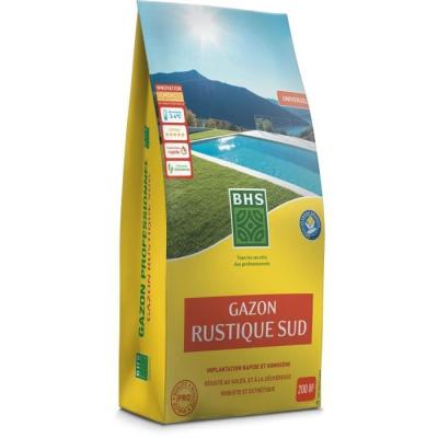 Gazon Rustique Sud BHS - 5kg - Résistant conditions sèches