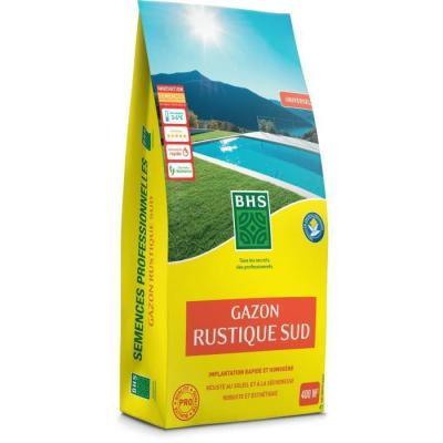 Gazon Rustique Sud - 10kg | Fétuque élevée | Résistant & Homogène