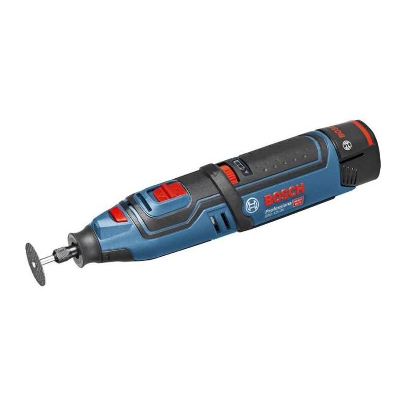 Outil Rotatif Bosch Professional GRO 12V-35 + 2 Batteries 2,0Ah - Compact et Performant