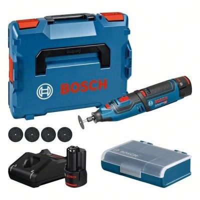 Outil Rotatif Bosch Professional GRO 12V-35 + 2 Batteries 2,0Ah - Compact et Performant