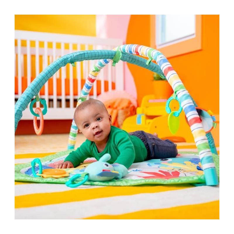 Tapis de sol éveil bébé évolutif pliable Jungle Vert