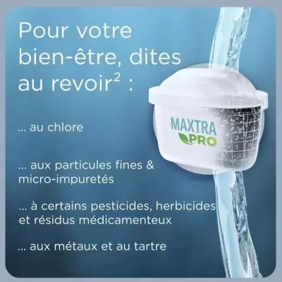 Carafe filtrante BRITA Style grise (2,4L) avec MAXTRA PRO : pureté garantie