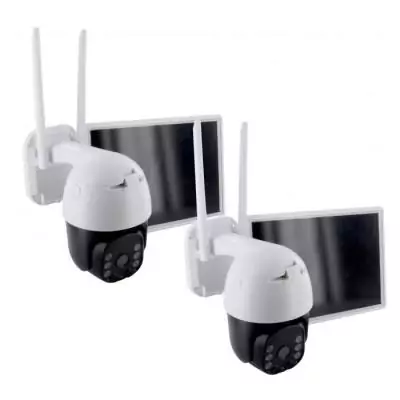 Pack surveillance solaire 2 caméras - CHACON