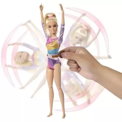Coffret Barbie Gymnastique avec plus de 10 accessoires - Poupée incluse