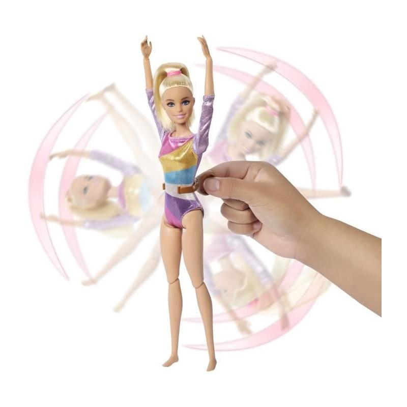 Coffret Barbie Gymnastique avec plus de 10 accessoires - Poupée incluse