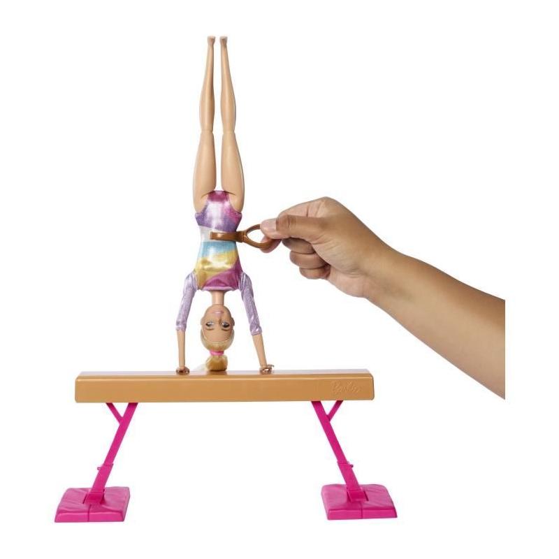 Coffret Barbie Gymnastique avec plus de 10 accessoires - Poupée incluse