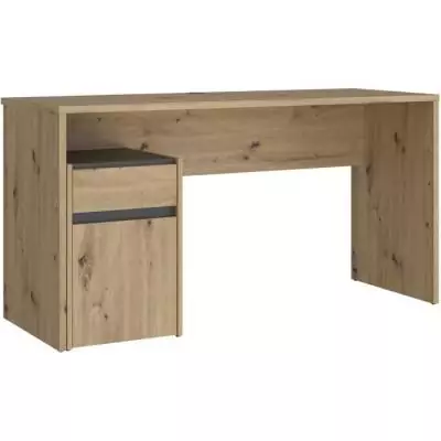 Bureau MODULTRICK Chene/Gris foncé - 140 x 52,7 x 72,5 cm