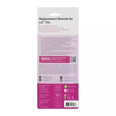 Télécommande de remplacement pour TV LG - Compacte et efficace