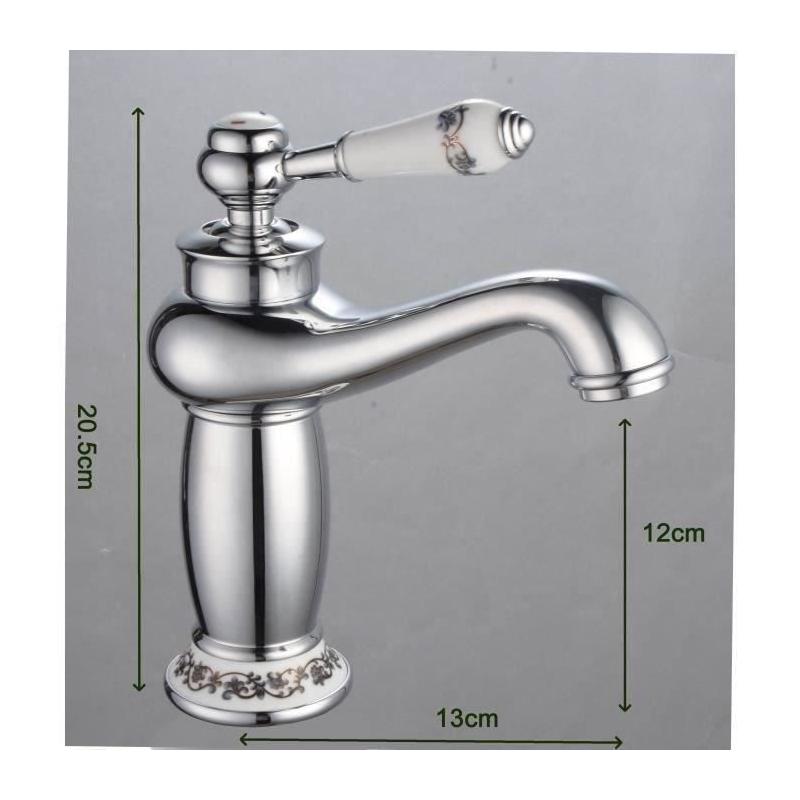 Mitigeur lavabo ROUSSEAU MARPLE chromé - Design élégant et économie d'eau