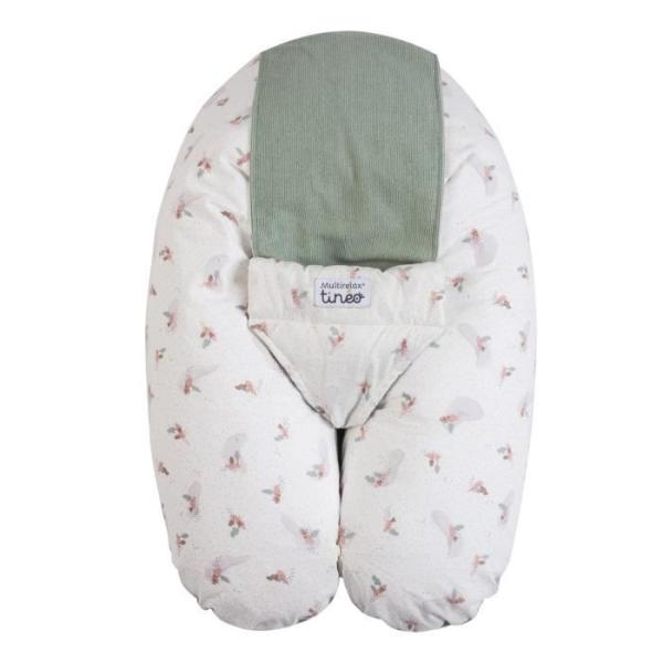 Coussin De Grossesse et D'allaitement TINEO 3 En 1 Multirelax éponge vert