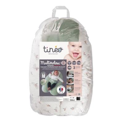 Coussin de Grossesse et d'Allaitement TINEO 3 en 1 Multirelax - Éponge Vert