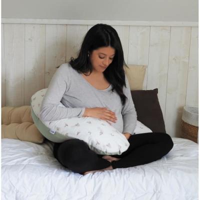 Coussin de Grossesse et d'Allaitement TINEO 3 en 1 Multirelax - Éponge Vert