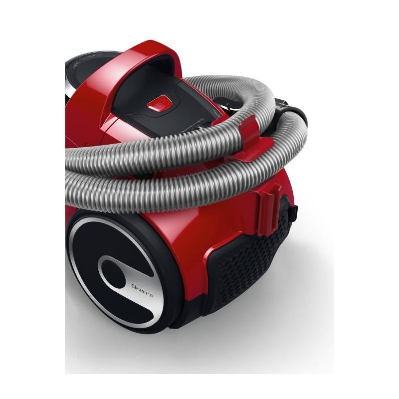 Aspirateur sans sac rouge BOSCH BGC05AAA2: Puissant et éco-responsable
