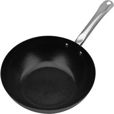 Poêle Wok en acier carbone GSW Avanti 28 cm - Induction