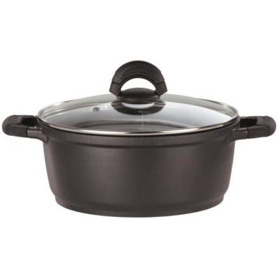 Faitout fonte d'aluminium GSW 28 cm Induction Noir • FAITOUT - MARMITE
