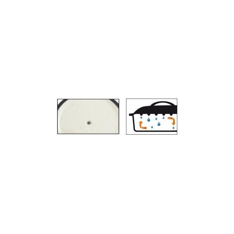 Cocotte fonte massive GSW 30 cm - Induction - Gris
